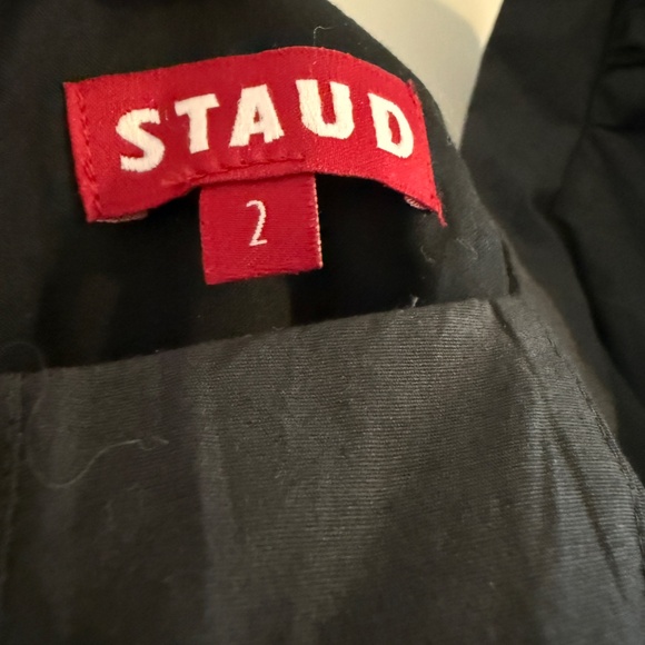 STAUD Black Midi Dress - Picture 4 of 4